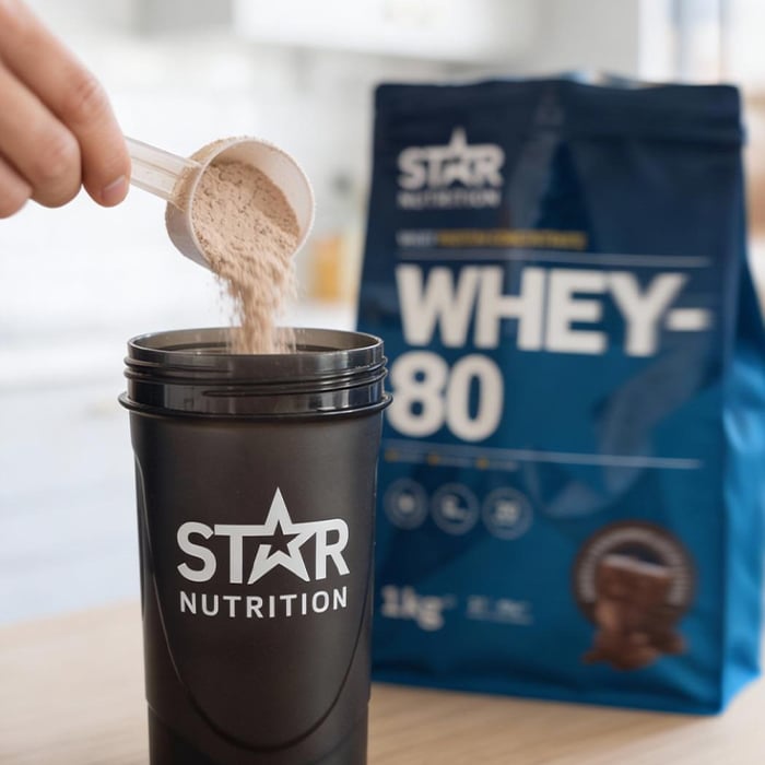 Whey-80 Valleprotein 1 kg Double Rich Chocolate